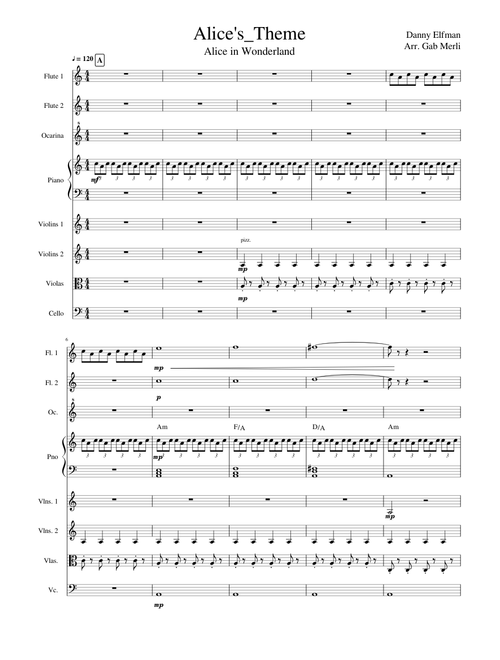 Alice in Wonderland - Alice's Theme