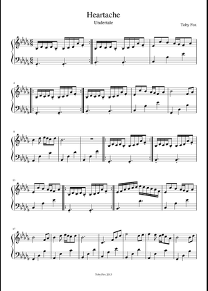 Heartache Sheet Music for Piano (Solo) | MuseScore.com