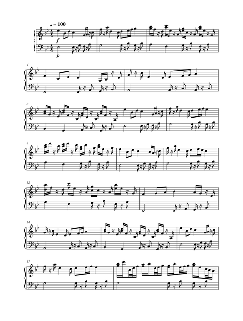 Piano Piece 22 – Steven C. Kendall