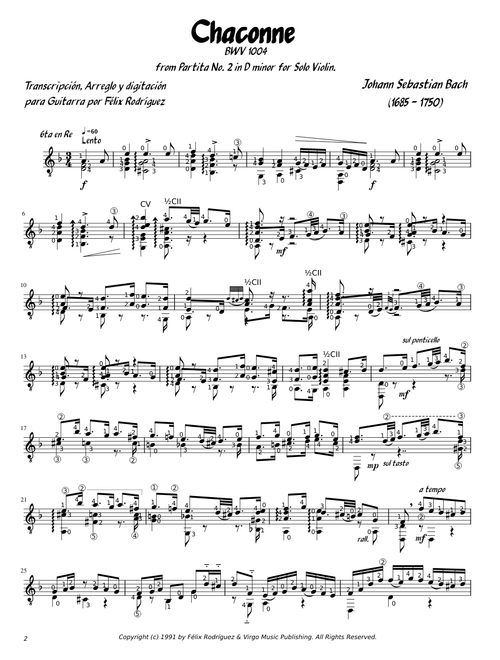 Chaconne from Violin Partita No.2 in D minor – Johann Sebastian Bach