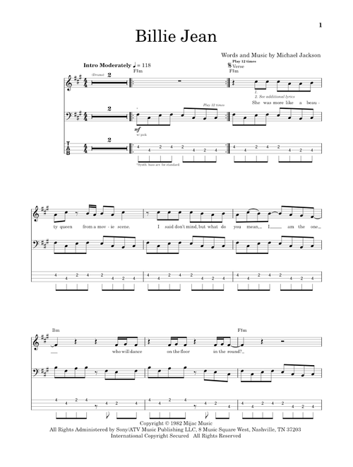 Billie Jean - Michael Jackson, David Cook (School of Rock - Bass Guitar)