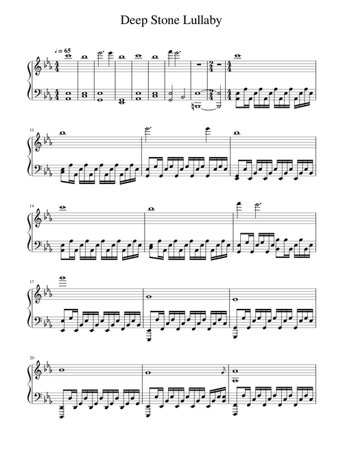 Deep Stone Lullaby (WIP) - Michael Salvatori