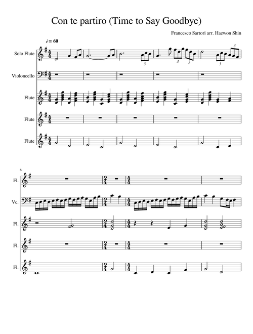 Con te partiro (Time to Say Goodbye)