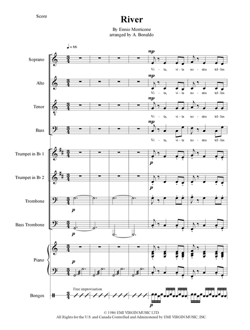 River (Arr. Andrea Bonaldo) - Ennio Morricone (Large Ensemble)