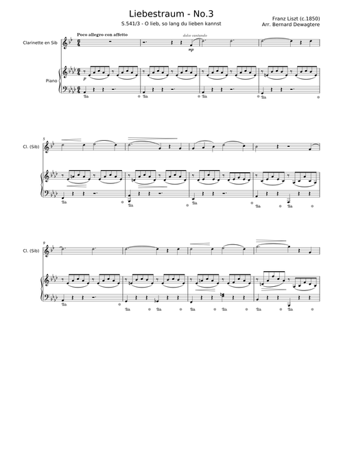 Liebestraum No.3 - Franz Liszt