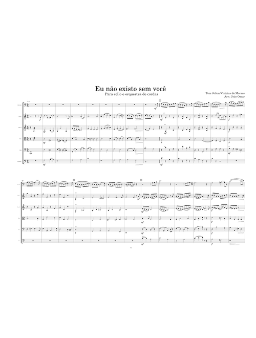 Eu nao existo sem voce – Antônio Carlos Jobim
