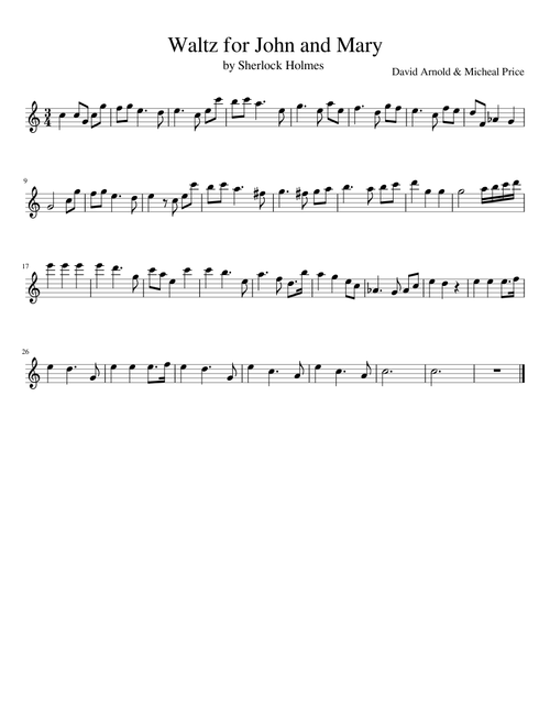 Waltz for John and Mary