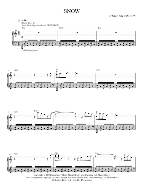 Gerge Winston Piano Solos /DECEMBER アート・デザイン・音楽 e