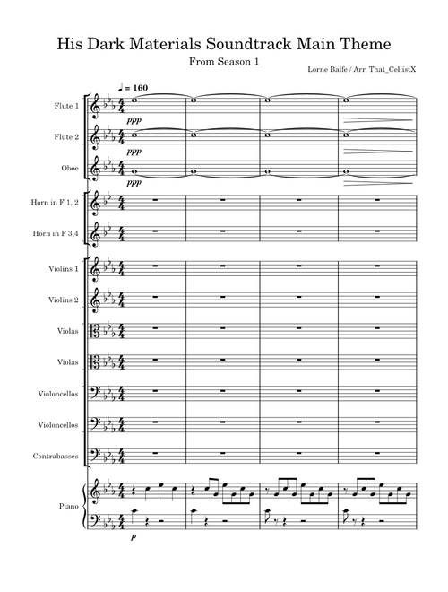 His Dark Materials Main Theme
