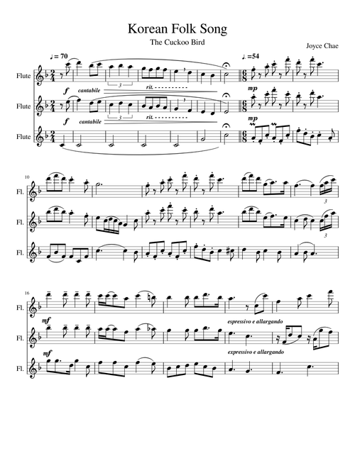 Korean Folk Song