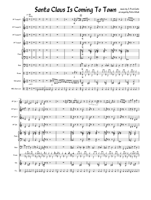 Santa Claus is Coming to Town - Trumpets