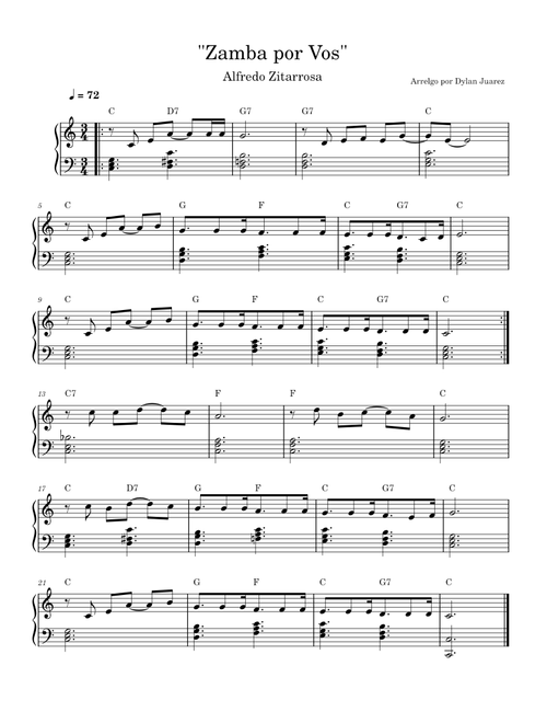 Zamba por Vos – Alfredo Zitarrosa