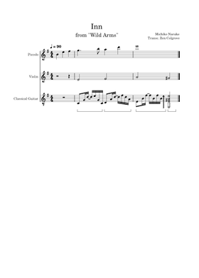 ⭐︎なるけみちこ ミュージックスコア ワイルドアームズPiece of Tears Free Michiko Naruke sheet music | Download PDF or print on