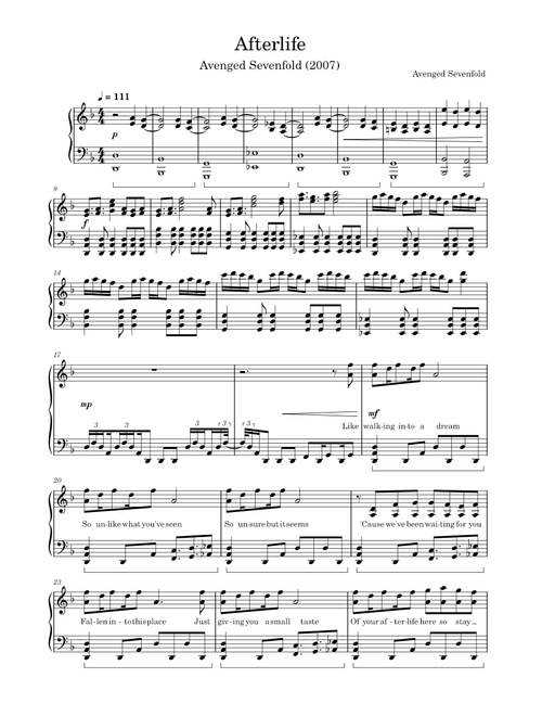 Afterlife – Avenged Sevenfold