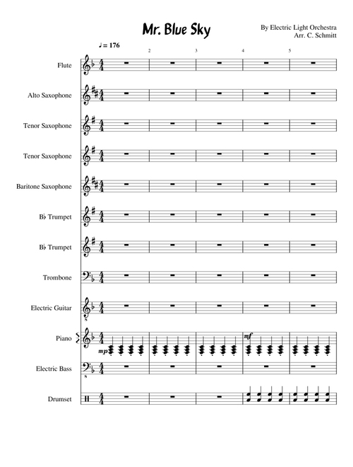 Mr Blue Sky - Jazz Band