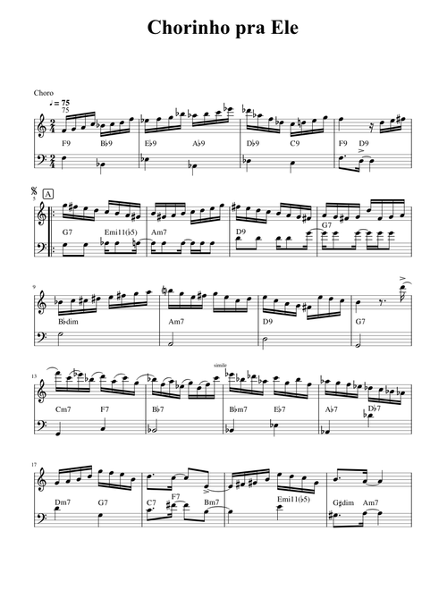 Chorinho pra Ele