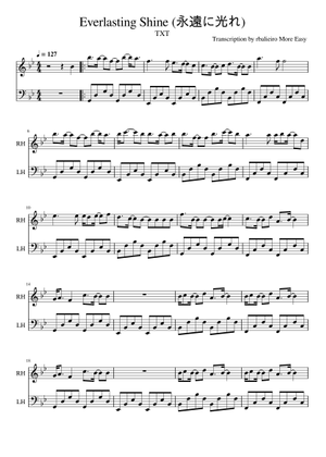 TXT (투모로우바이투게더) - Everlasting Shine (永遠に光れ) [Piano