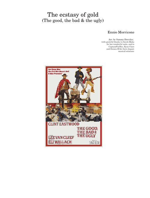 The Ecstasy of Gold – Ennio Morricone