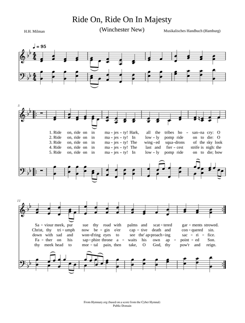 Ride on, ride on, in majesty (Towner) - D. B. Towner – D. B. Towner