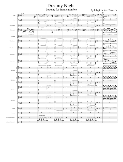 Dreamy Night Percussion Ensemble