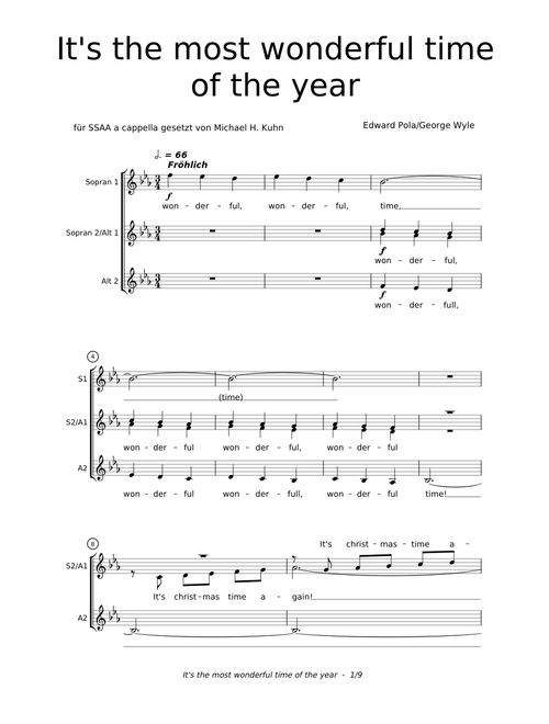 It's the most wonderful time of the year – Edward Pola/George Wyle