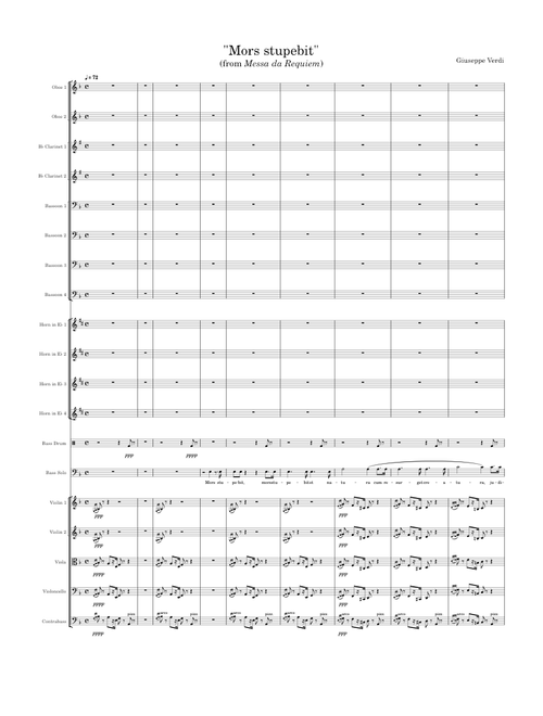 "Mors stupebit" (from Verdi's Messa da Requiem)