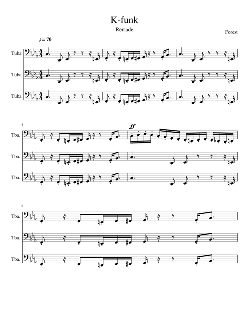 K-funk tuba fanfare