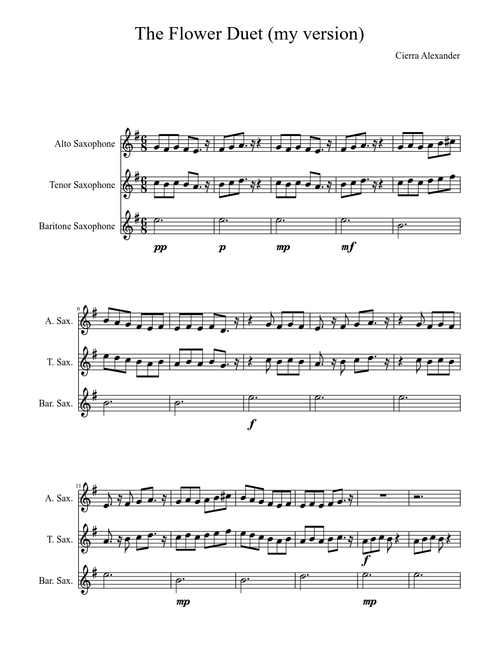 (My version) The Flower Duet