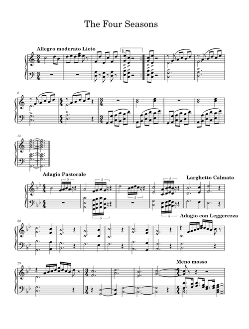 The Four Seasons by Piano-2933