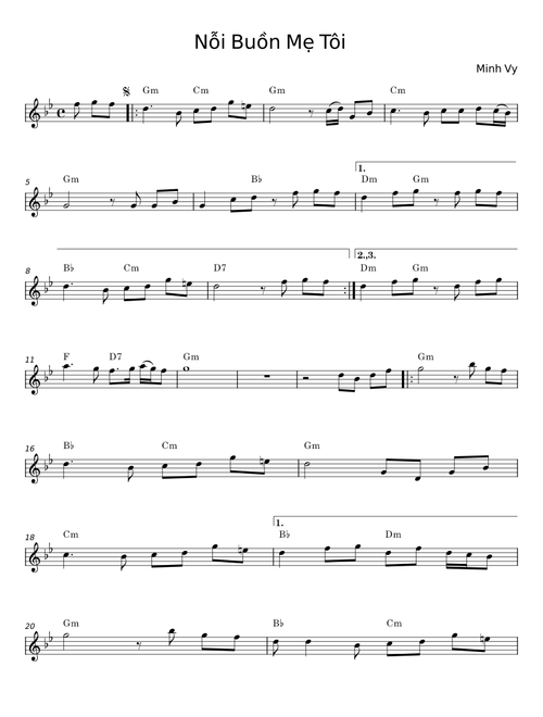 Nỗi Buồn Mẹ Tôi
