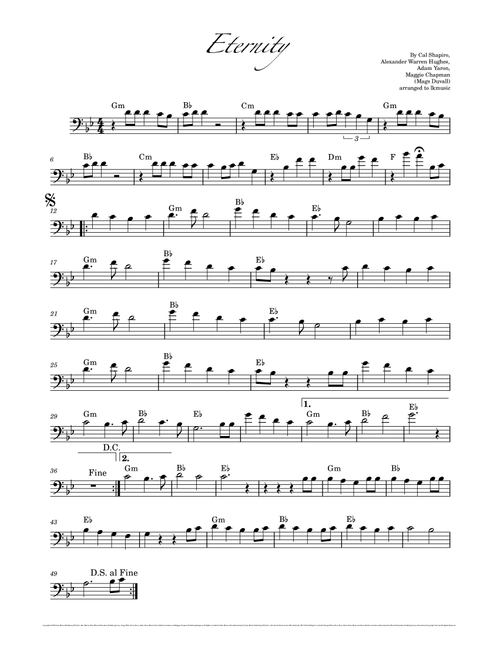 Eternity (Arr. Lkmusic) - Alex Warren (Cello Solo)