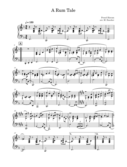 A Rum Tale – Procol Harum