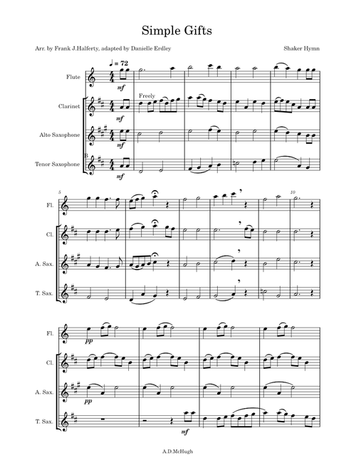 Simple Gifts – Misc tunes