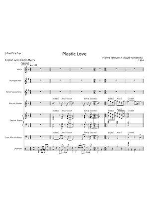 Plastic Love for Tenor Sax Sheet Music for Saxophone tenor (Solo