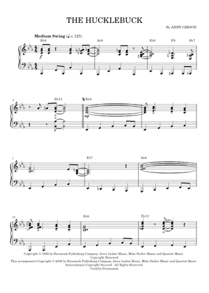 The Hucklebuck (Lead sheet with lyrics ) Sheet Music with Chords for ...