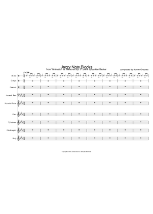 Jazzy Note Blocks - Arrangement Sheet Music with Chords for Piano ...