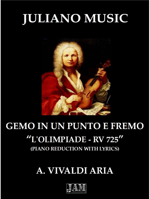 GEMO IN UN PUNTO E FREMO (PIANO REDUCTION WITH LYRICS) - A. VIVALDI (Arr. Juliano Music) - Antonio Vivaldi (Easy Piano)