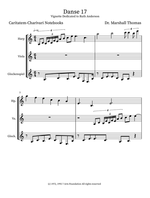Danse 17 - Celebrity Chamber Players (Small Ensemble)