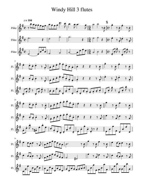 Kiki's Delivery Service - Windy Hill (3 Flutes)
