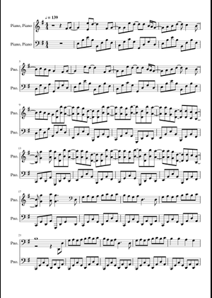 Double Lariat for Piano Solo Sheet Music for Piano (Solo