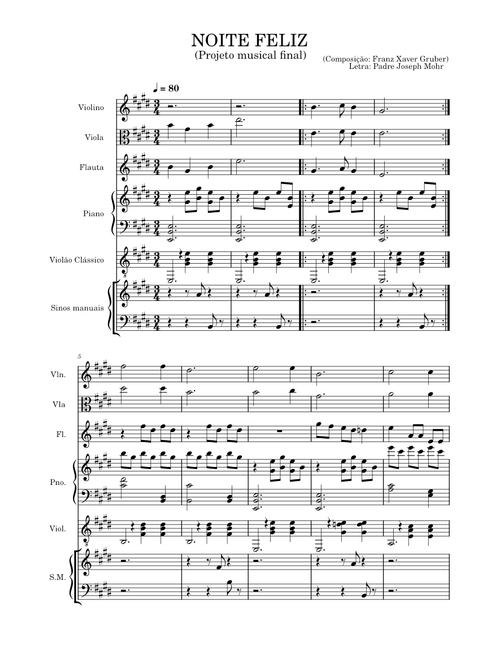 Noite feliz – Misc Traditional
