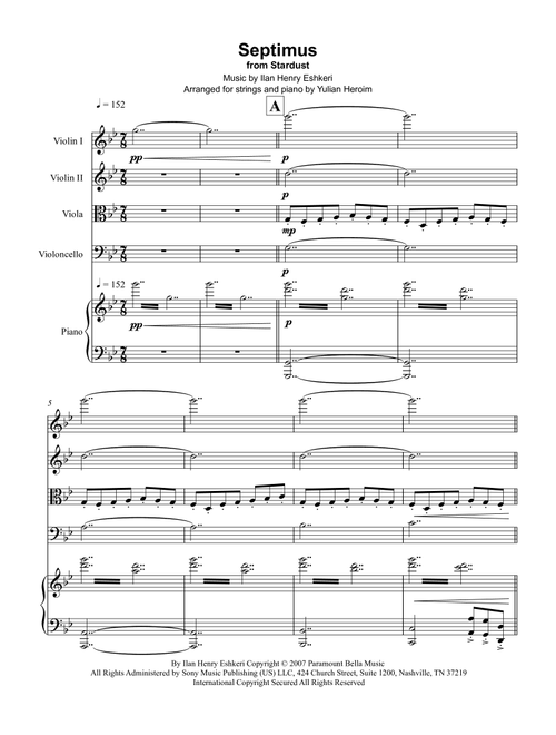 Septimus (Arr. Yulian Heroim) - Ilan Henry Eshkeri (String Ensemble)