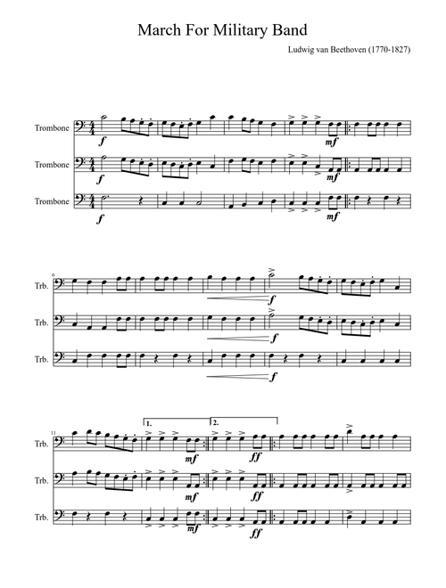 March For Military Band