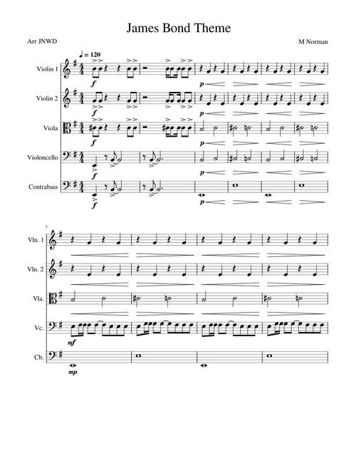 James Bond Theme by M Norman