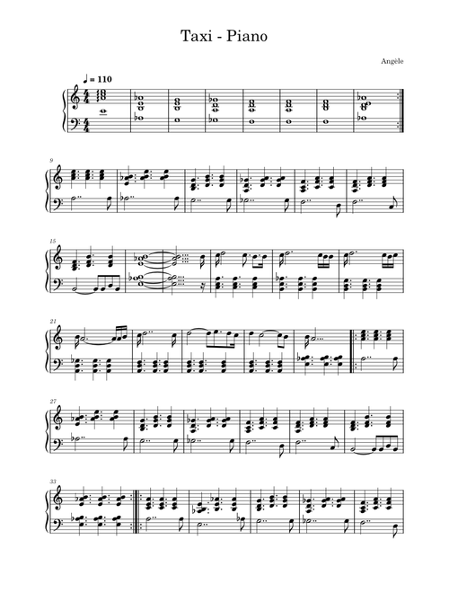 Taxi – Angèle