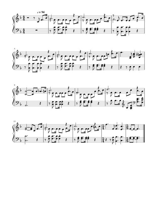 Though stars should fall and earth should shake - J. H. Fillmore