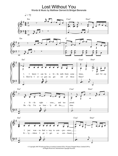 Lost Without You - Delta Goodrem (Piano Solo)