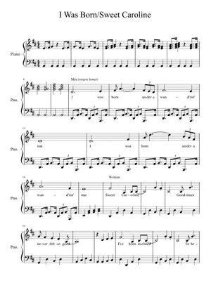 Neil Diamond "Sweet Caroline" Sheet Music (Piano Solo) In C Major - Download & Print - SKU: MN0305361 - Foto 4