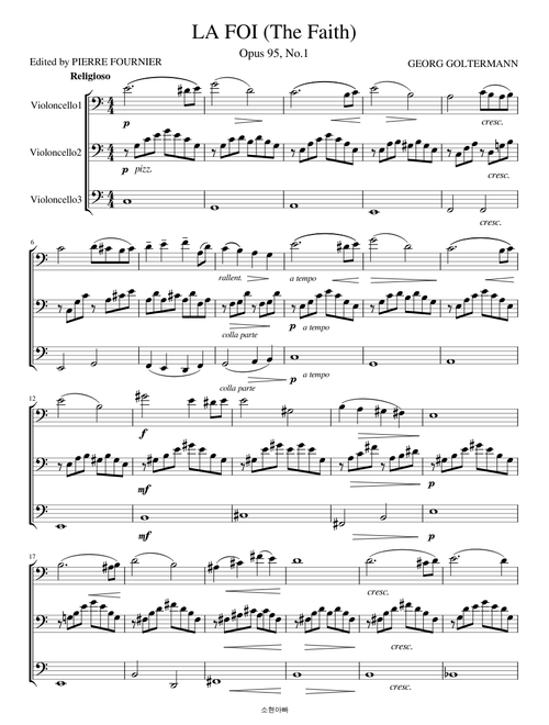 LA FOI - Georg Goltermann