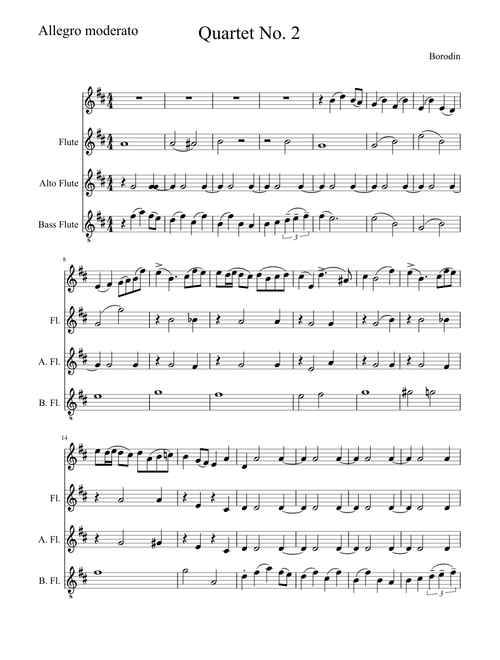 Borodin Quartet No. 2